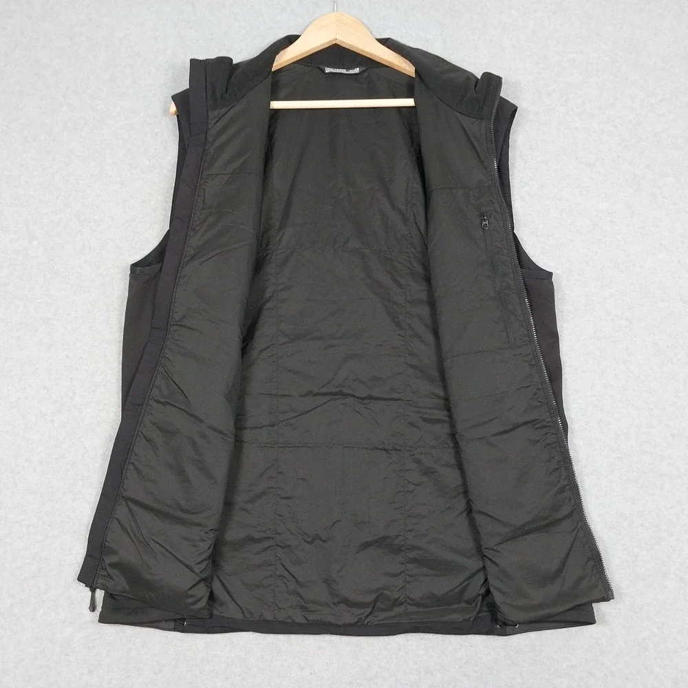Arc'teryx Vest Mens Large Black Atom LT Full Zip Outdoors Active Hiking Stretch